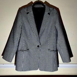 COPY - Talbots 18 Black,Teal & Beige Blazer